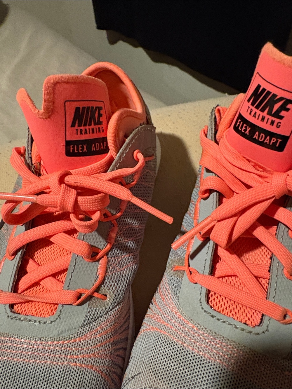 Nike Kids Sneakers in Gray and Coral Pink - Picture 8 of 8